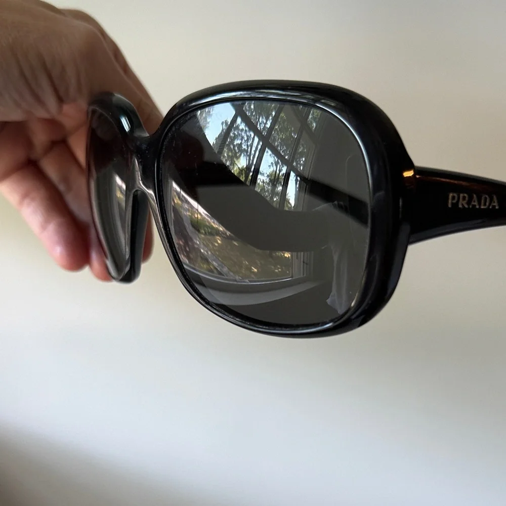 Prada Glossy Black Sunglasses - Picture 3 of 3